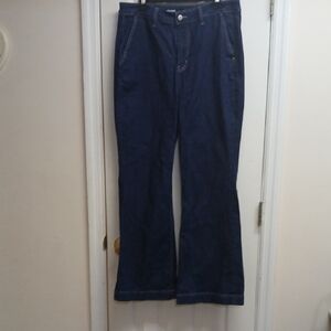 Old Navy Extra High-Rise Flare Jeans - Dark Blue Size 14 NWOT
